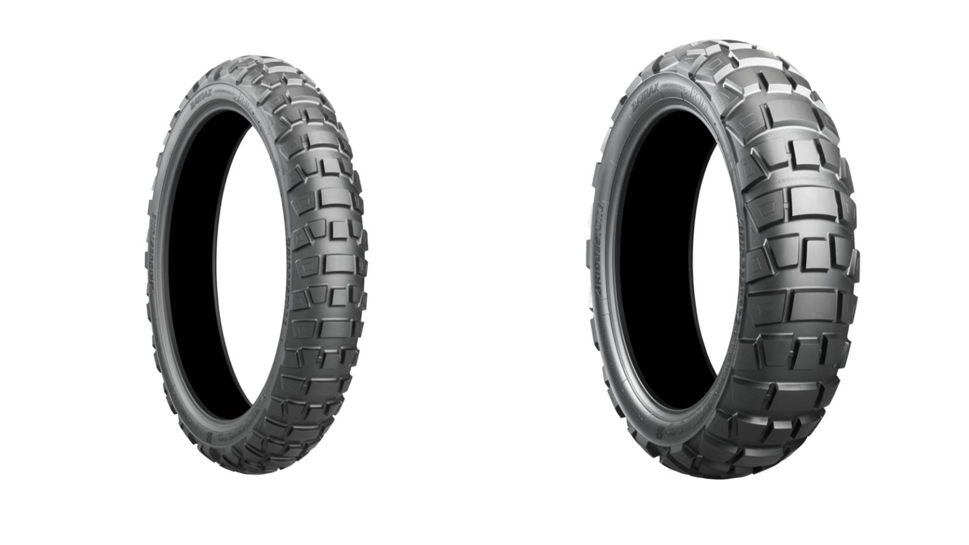 Bridgestone Battlax Adventurecross AX41 110x80x19 And And 150x70x17 Full OEM Tire Set For Suzuki DL1000 V-Strom / Adventure 14-19