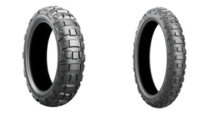 Bridgestone Battlax Adventurecross AX41 Tire Pair For Yamaha XV 950 R Bolt Scrambler 2017