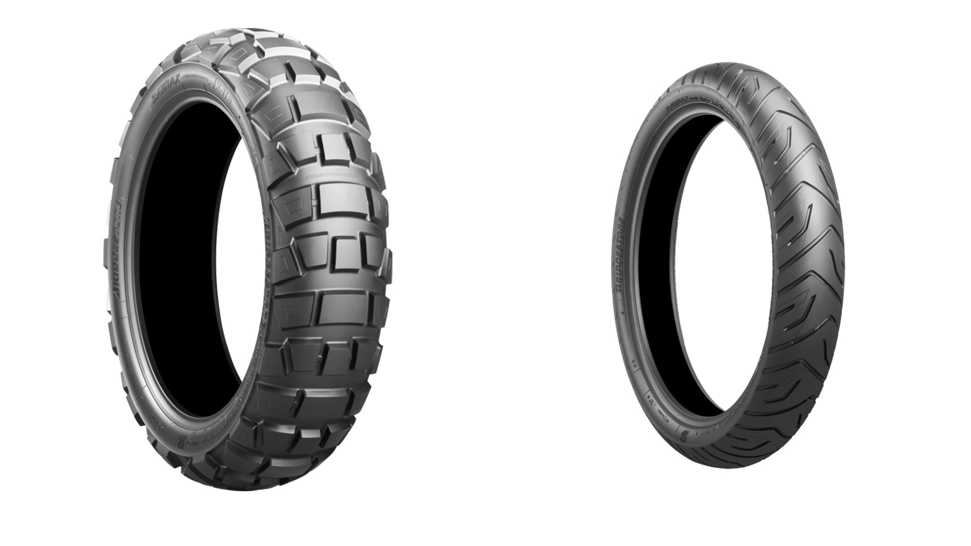 Bridgestone Battlax Adventurecross AX41 And Adventure A41 Tire Pair For Yamaha XV 950 R Bolt Scrambler 2017