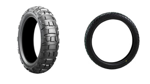 Bridgestone Battlax Adventurecross AX41 Tire Pair For Triumph Scrambler 1200 XC / XE 2018+