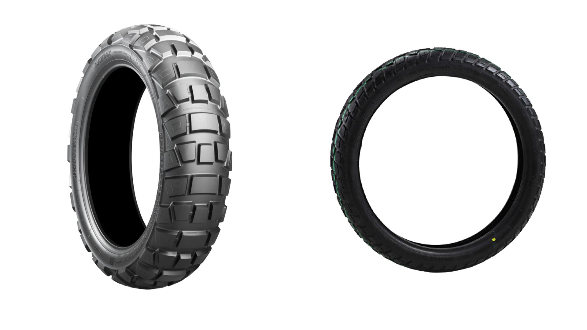 Bridgestone Battlax Adventurecross AX41 Tire Pair For Triumph Scrambler 1200 XC / XE 2018+