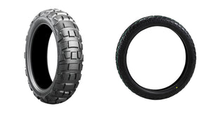 Bridgestone Battlax Adventurecross AX41 Tire Pair For Kawasaki KLR650 2022+