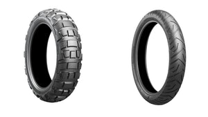 Bridgestone Battlax Adventurecross AX41 And Adventure A41 Tire Pair For BMW G 650 GS Sertao 12-17