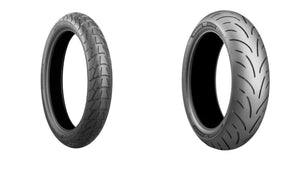 Bridgestone Battlax Adventurecross Scrambler AX41S And T33 Tire Pair For Ducati 1000 / S Multistrada 04-06