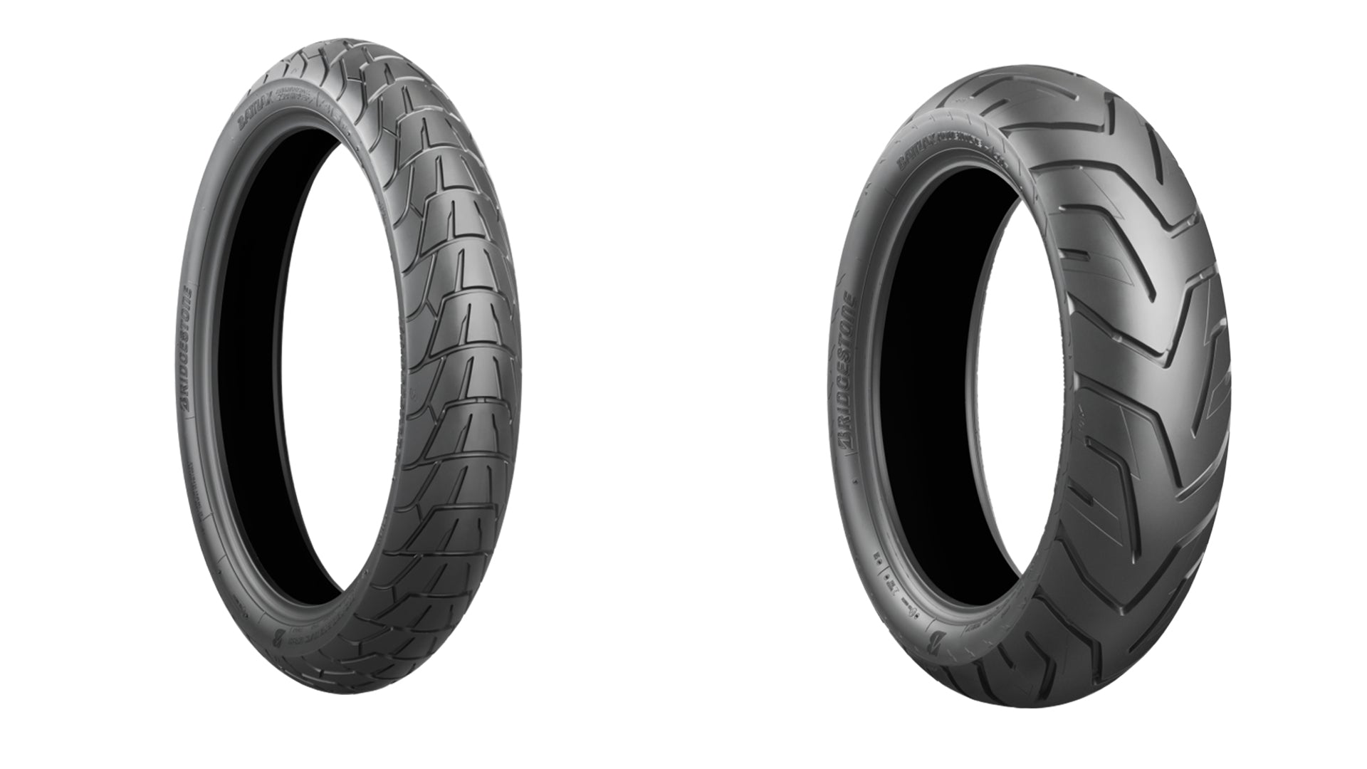 Bridgestone Battlax Adventurecross Scrambler AX41S And Adventure A41 Tire Pair For Triumph Tiger 1050 / SE 07-12