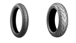 Bridgestone Battlax Adventurecross Scrambler AX41S And T33 Tire Pair For BMW R nine T Scrambler 2017