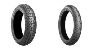 Bridgestone Battlax Adventurecross Scrambler AX41S And T33 Tire Pair For Ducati Scrambler Sixty2 2017