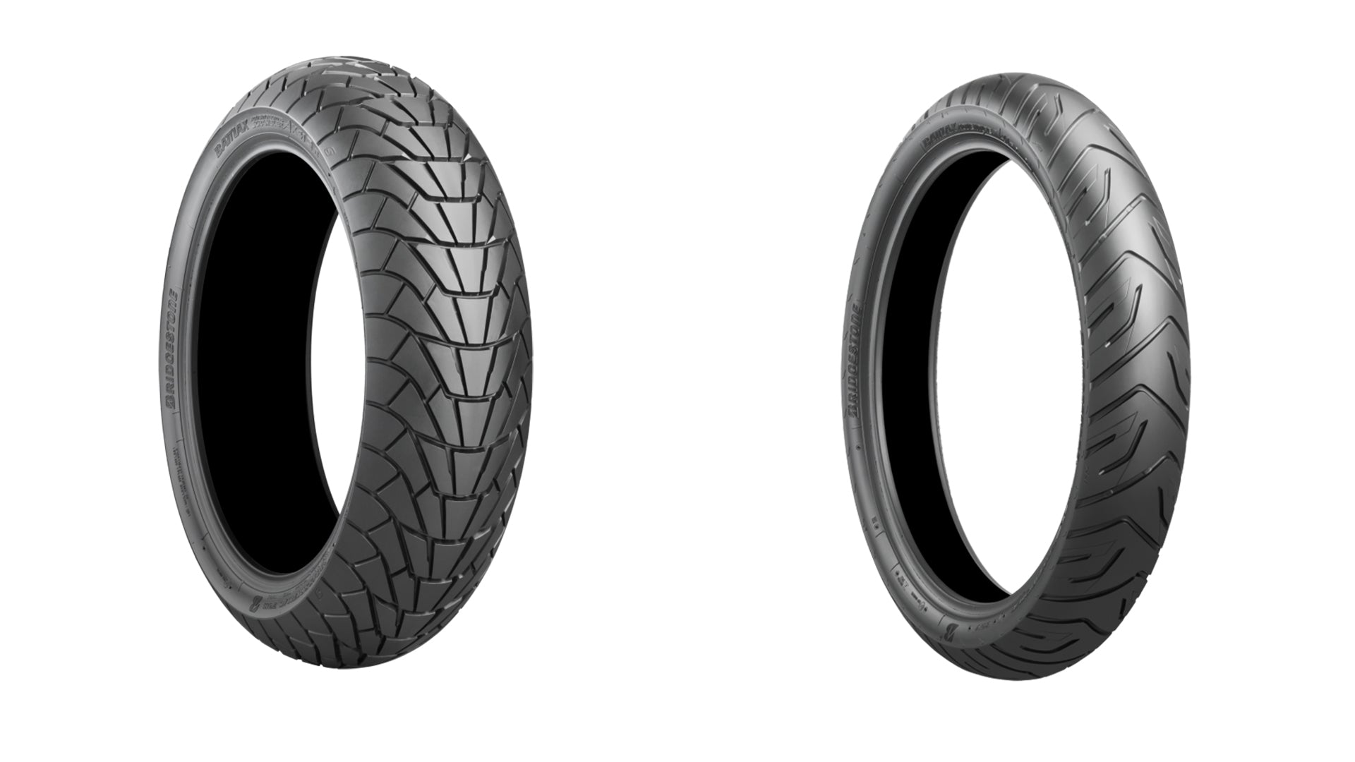 Bridgestone Battlax Adventurecross Scrambler AX41S And Adventure A41 Tire Pair For BMW R nine T Scrambler 2017