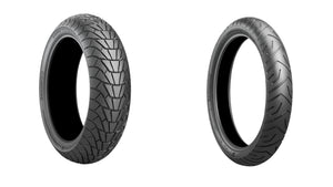 Bridgestone Battlax Adventurecross Scrambler AX41S And Adventure A41 Tire Pair For BMW R Nine T Urban GS 2017
