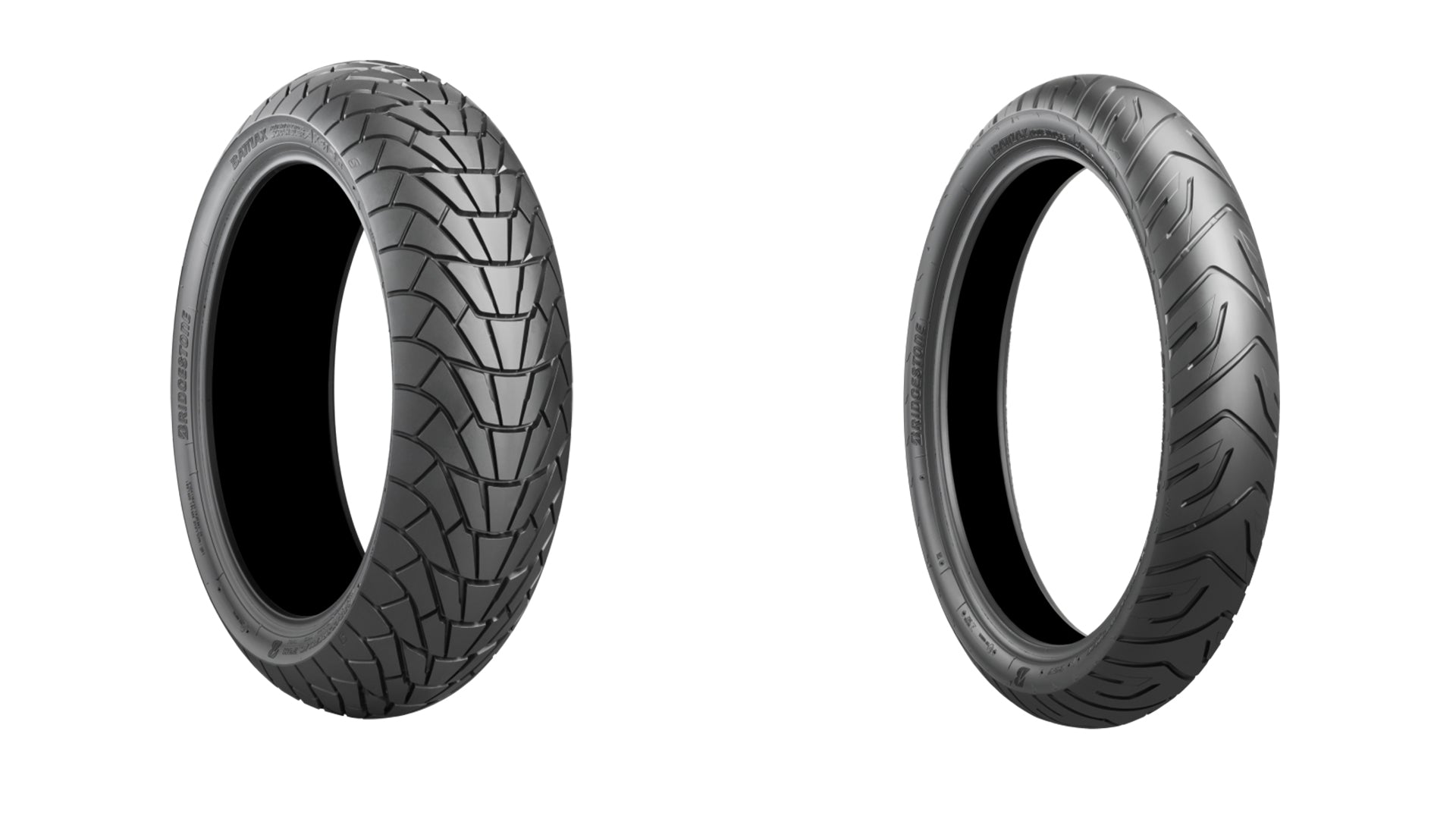 Bridgestone Battlax Adventurecross Scrambler AX41S And Adventure A41 Tire Pair For BMW R nine T Scrambler 2017