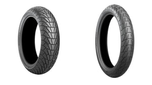 Bridgestone Battlax Adventurecross Scrambler AX41S Tire Pair For Ducati Scrambler 800 Street Classic 2014