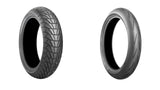 Bridgestone Battlax Adventurecross Scrambler AX41S And RS12 Tire Pair For Ducati Scrambler Café Racer 2017