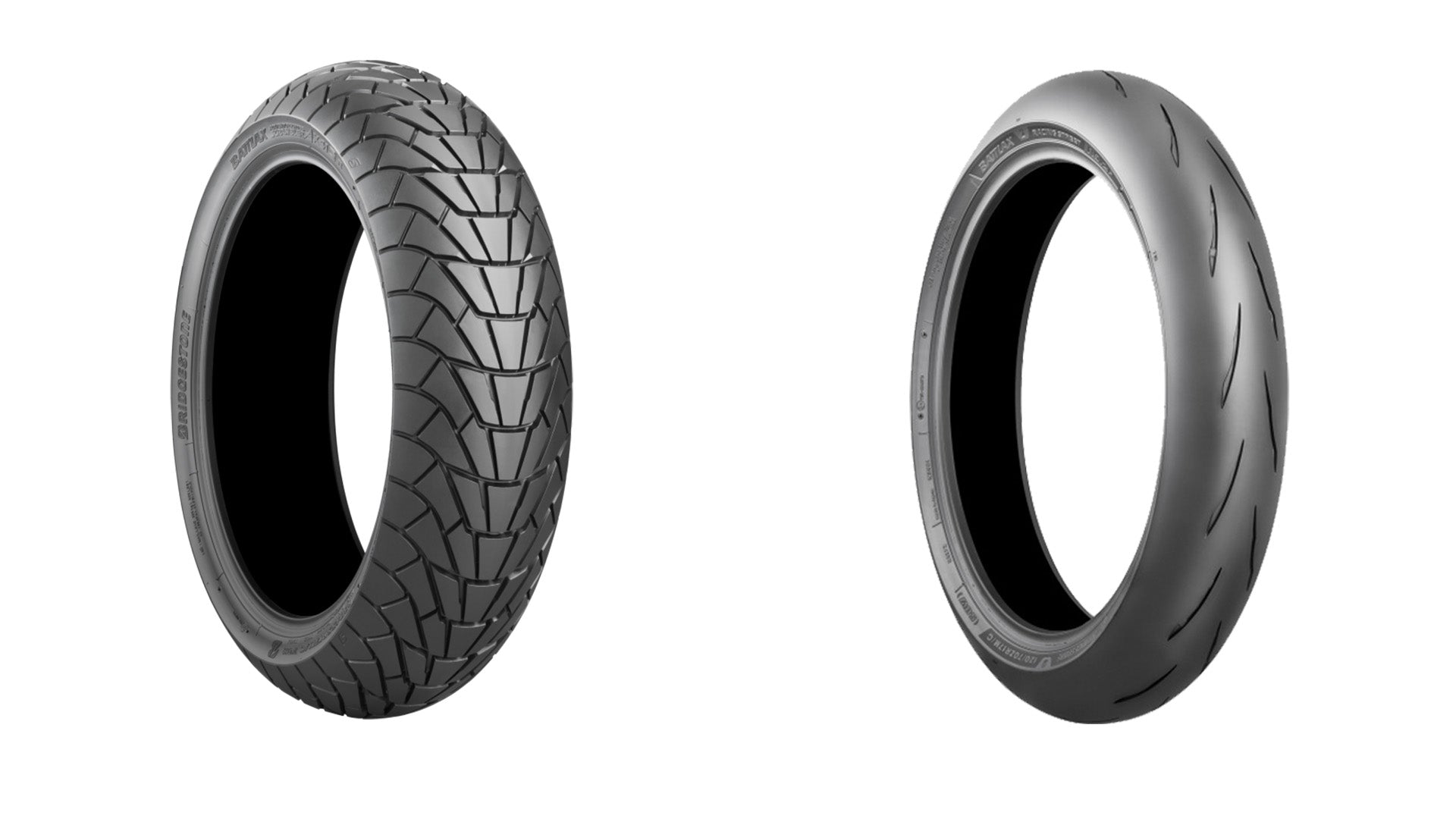 Bridgestone Battlax Adventurecross Scrambler AX41S And RS12 Tire Pair For Ducati 800 S2R Monster 06-08