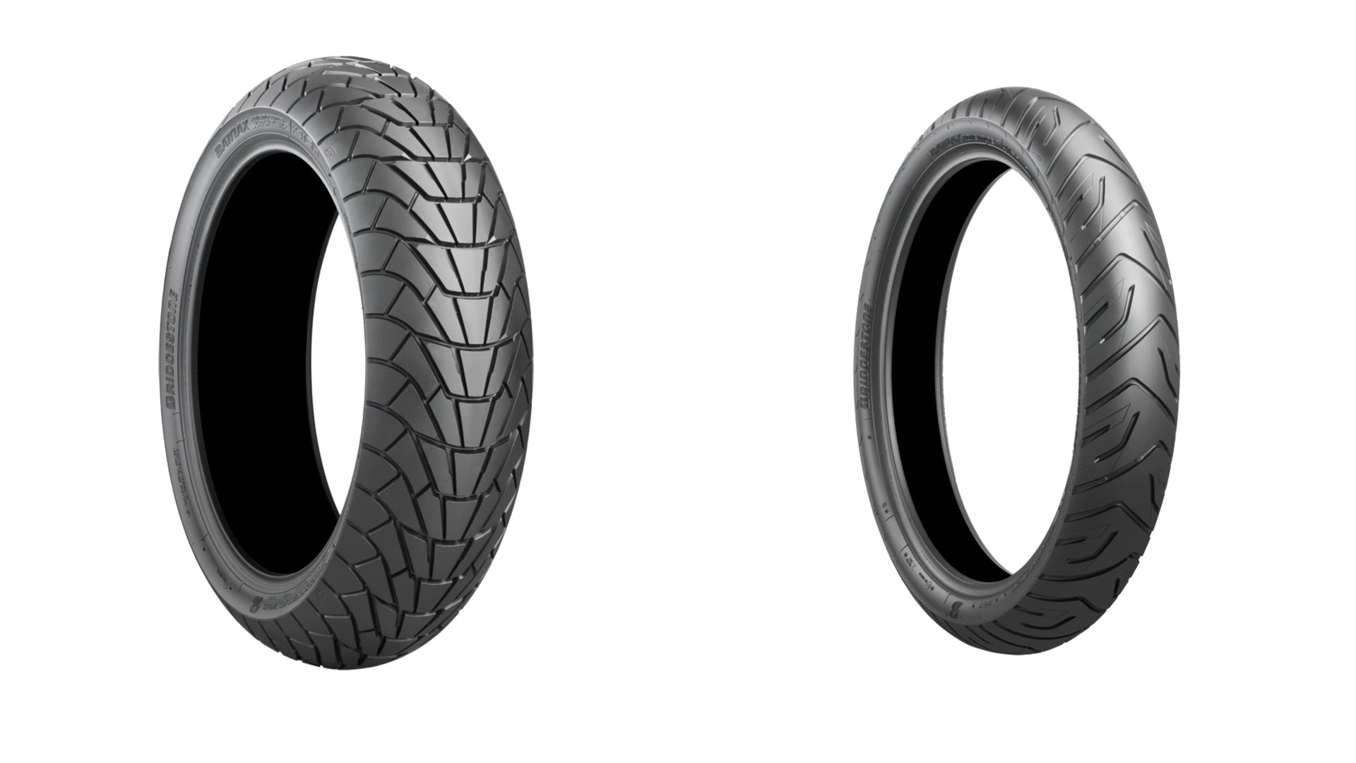 Bridgestone Battlax Adventurecross Scrambler AX41S And Adventure A41 Tire Pair For Triumph Tiger 1050 / SE 07-12