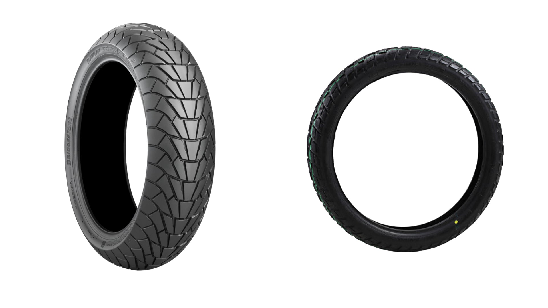 Bridgestone Battlax Adventurecross AX41 Tire Pair For Kawasaki KLR650 87-18