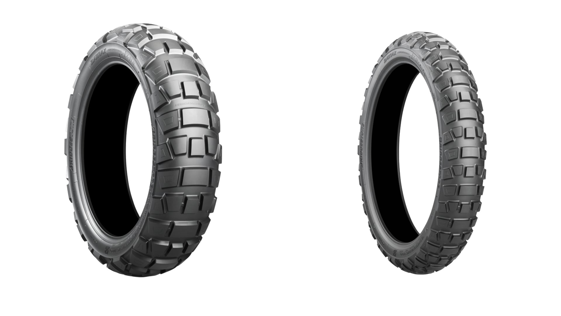 Bridgestone Battlax Adventurecross AX41 Tire Pair For Kawasaki KLR650 87-18