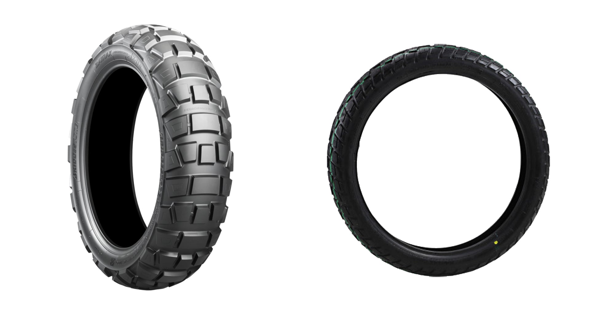 Bridgestone Battlax Adventurecross AX41 Tire Pair For Kawasaki KLR650 2022+