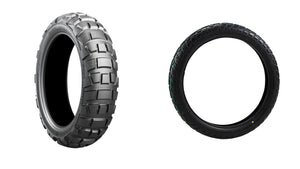 Bridgestone Battlax Adventurecross AX41 Tire Pair For Kawasaki KLR650 2022+
