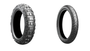 Bridgestone Battlax Adventurecross AX41 And Adventure A41 Tire Pair For BMW G 650 GS Sertao 12-17