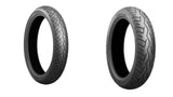 Bridgestone Battlax BT46 100x90x19 And And 130x80x17 Full OEM Tire Set For Triumph Bonneville 02-09