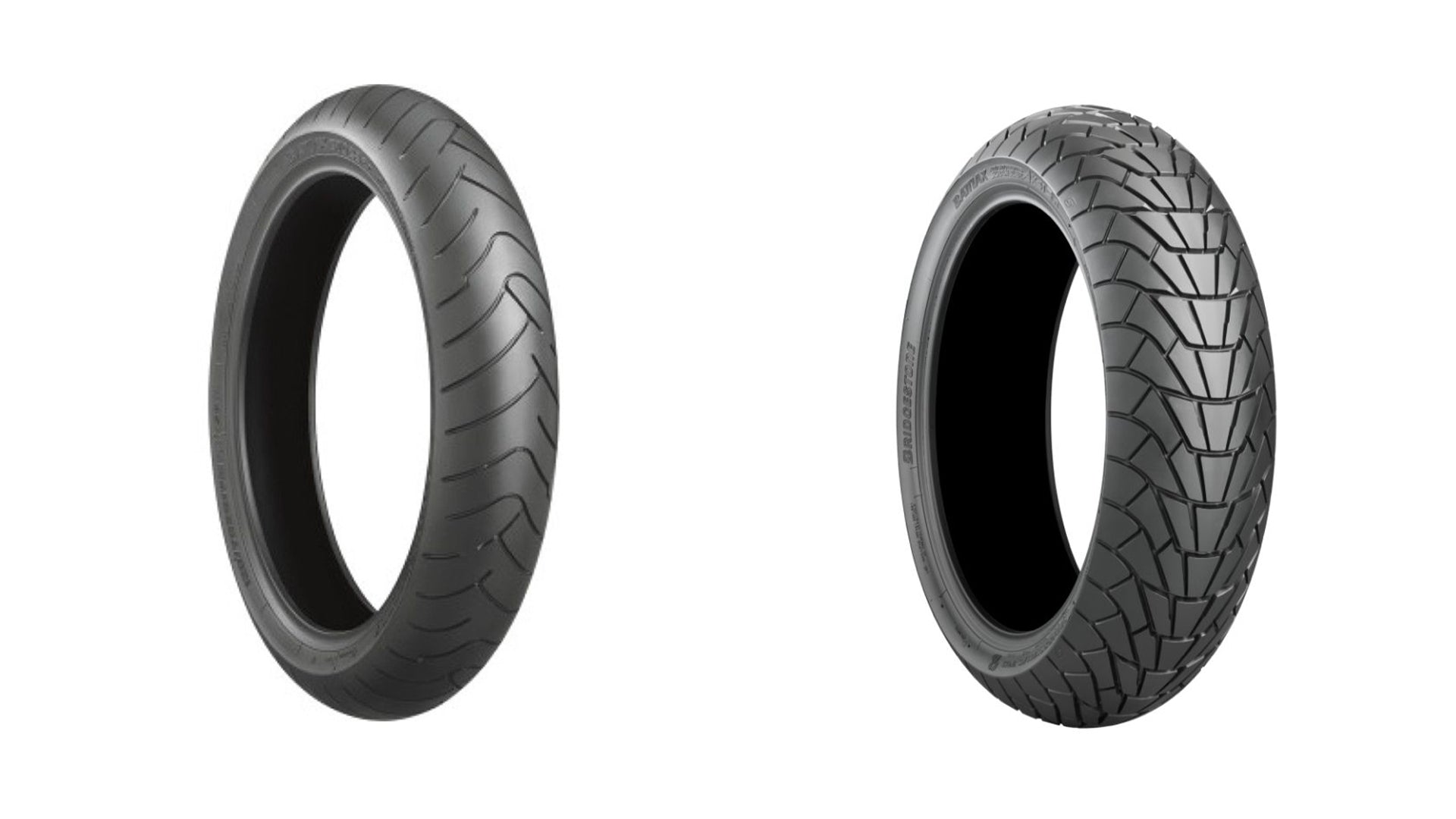 Bridgestone Battlax BT023 120x70x17 And Battlax Adventurecross Scrambler AX41S 160x60x17 Full OEM Tire Set For Honda NC700X 12-13