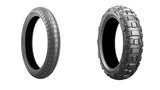 Bridgestone Battlax Adventure Trail AT41 And Adventurecross AX41 Tire Pair For Kawasaki KLR650 2022+