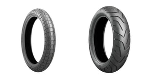 Bridgestone Battlax Adventure Trail AT41 And Adventure A41 Tire Pair For Triumph Tiger Explorer 1200 12-15