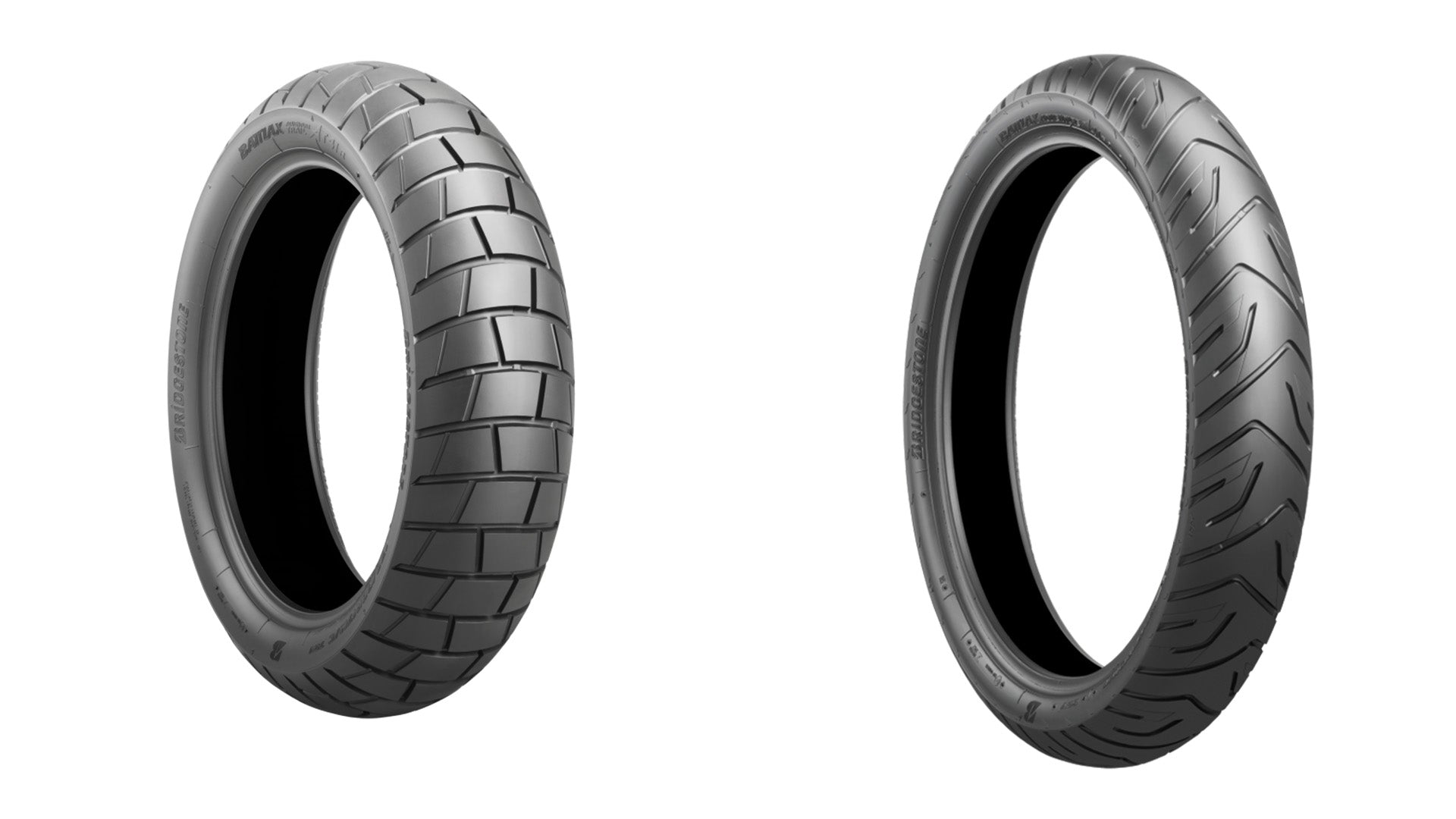 Bridgestone Battlax Adventure Trail AT41 And Adventure A41 Tire Pair For Triumph Tiger Explorer 1200 12-15