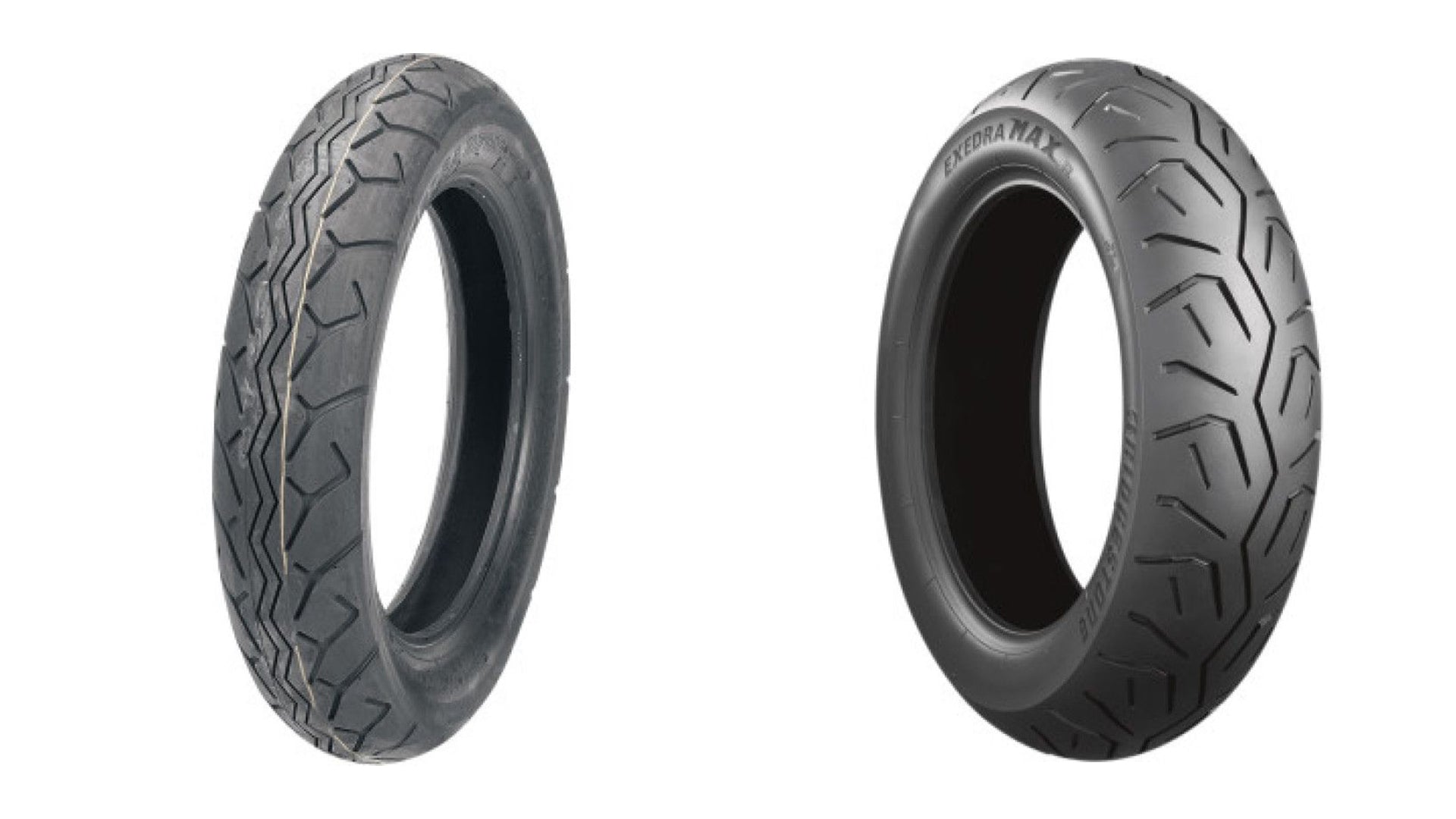 Bridgestone Exedra G703/Max 130x90x16 And And 170x80x15 Full OEM Tire Set For Yamaha V-Star 1100 Classic / Silverado 00-09