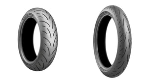 Bridgestone Battlax T33 And S23 Tire Pair For BMW F650CS 2005
