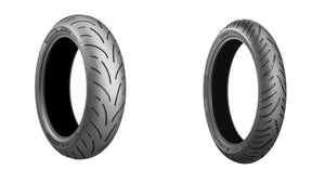 Bridgestone Battlax T33 Tire Pair For Aprilia Caponord 1200 Rally 2014