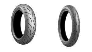 Bridgestone Battlax T33 And S23 Tire Pair For Ducati 1100 Streetfighter / S 09-11