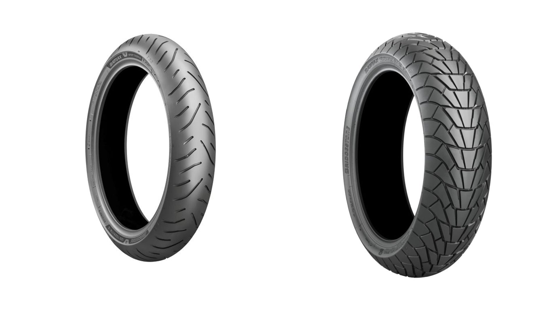 Bridgestone Battlax T33 120x70x17 And Battlax Adventurecross Scrambler AX41S 160x60x17 Full OEM Tire Set For Honda NC700X 12-13