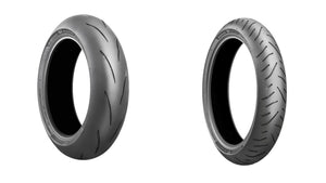 Bridgestone Battlax RS12 And T33 Tire Pair For Aprilia RSV 4 Factory 2009+