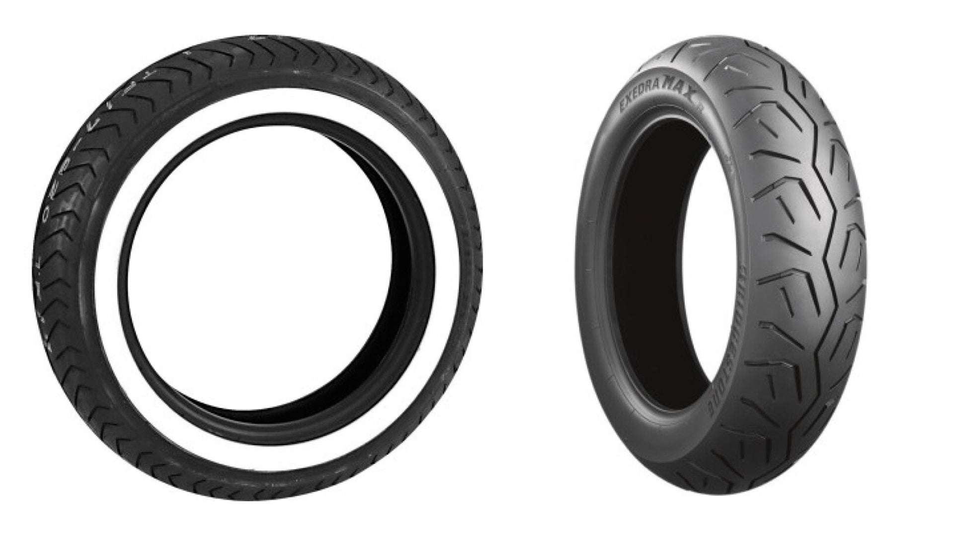 Bridgestone Exedra G721/Max 130x90x16 And And 180x70x15 Full OEM Tire Set For Kawasaki VN 900B Classic SE 11-17