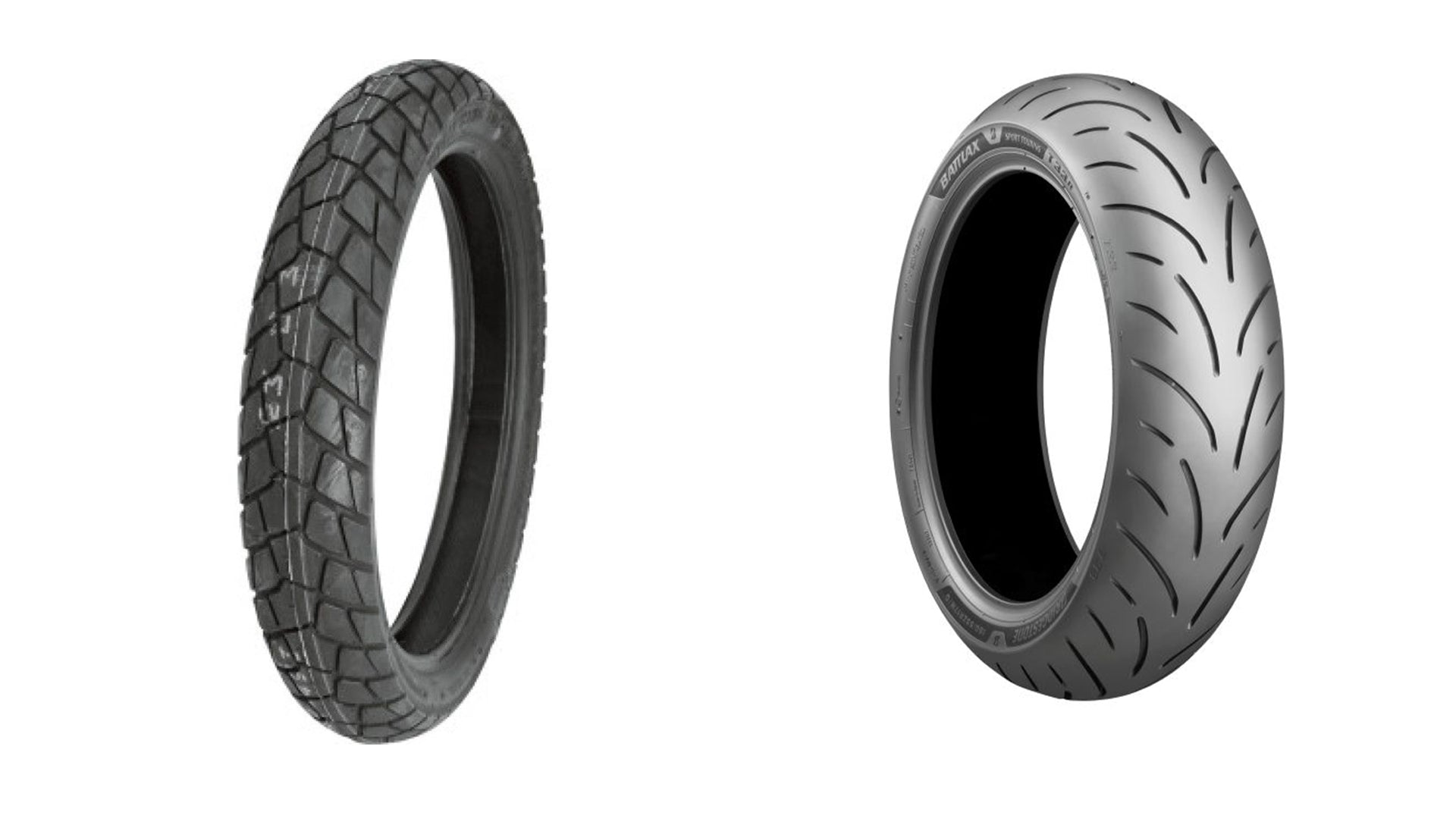 Bridgestone Trail Wing TW101 110x80x19 And Battlax T33 150x70x17 Full OEM Tire Set For Suzuki DL650 V-Strom 04-16