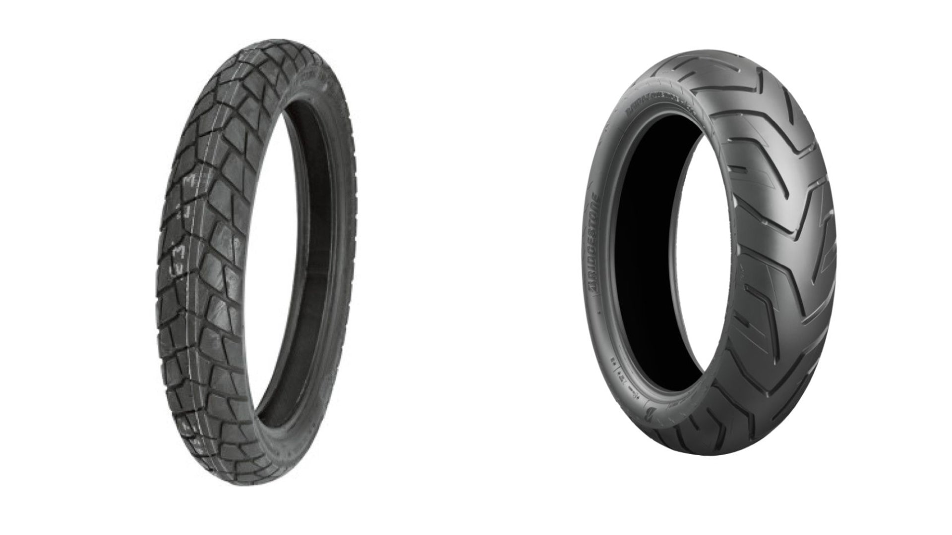 Bridgestone Trail Wing TW101 110x80x19 And Battlax Adventure A41 150x70x17 Full OEM Tire Set For Suzuki DL650 V-Strom 04-16