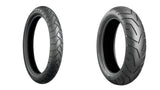 Bridgestone Battlewing BW501 110x80x19 And Battlax Adventure A41 140x80x17 Full OEM Tire Set For BMW G650GS 09-16