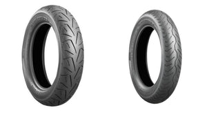 Bridgestone Battlecruise H50 Tire Pair For Harley Davidson FXDC Dyna Super Glide Custom 05