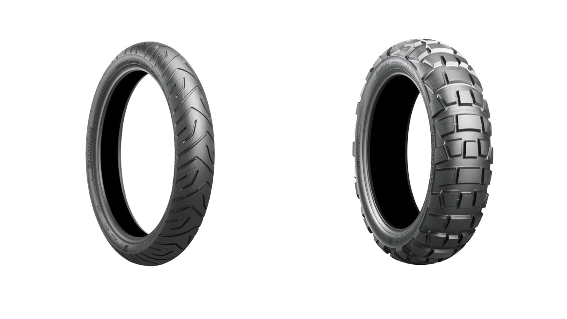 Bridgestone Battlax Adventure A41 90x90x21 And Battlax Adventurecross AX41 150x70x18 Full OEM Tire Set For MV Agusta Lucky Explorer 2024+