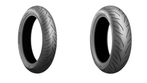 Bridgestone Battlax SC2 Rain And SC2 Tire Pair For Yamaha T-Max SX 2016