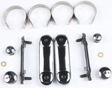 National Cycle Clear Spartan Quick Release Windshield With Mount Kit, Straight Forks