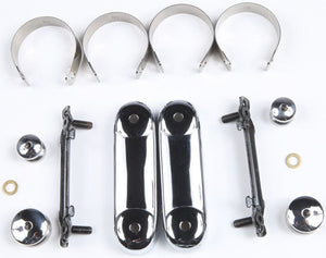 National Cycle Clear Spartan Quick Release Windshield With Mount Kit, Straight Forks