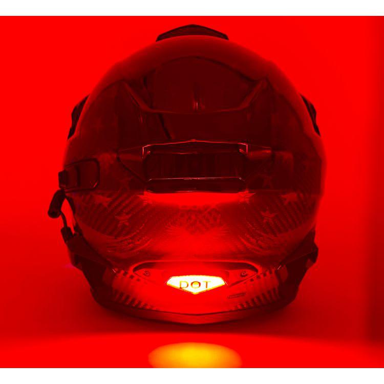 LJE Rear Light Blizzard Buster For Mission Helmet Matte Black BBM-001-00