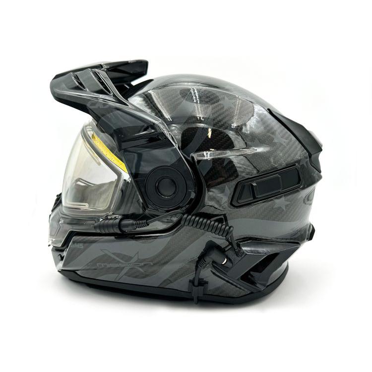 LJE Rear Light Blizzard Buster For Mission Helmet Gloss Black BBM-001-01