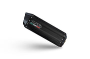 GPR Hyper Sonic Black Titanium Slip-on Exhaust For Benelli Trk 702 2023-2024