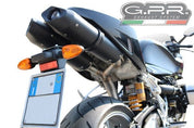 GPR Furore Nero Double Slip-on Exhaust For BMW R1200S 2006-2008 BMW.27.FUNE