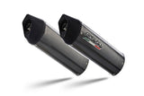 GPR Furore Poppy Double Slip-on Exhaust For BMW K1600GTL 2012-2016 BMW.51.FUPO