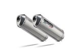 GPR Satinox Double Slip-on Exhaust For Cagiva X-Raptor 1000 2002-2002 CA.12.SAT