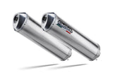 GPR Satinox Double Slip-on Exhaust For Cagiva Raptor 1000 2000-2003 CA.7.SAT